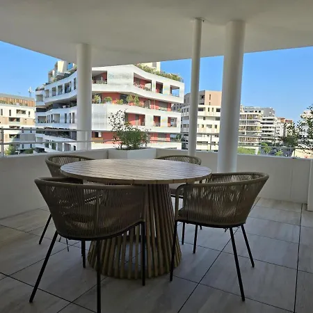 Lejlighed L'ecrin Urbain Port Marianne Terrasse Parking Parc Expo Arena *